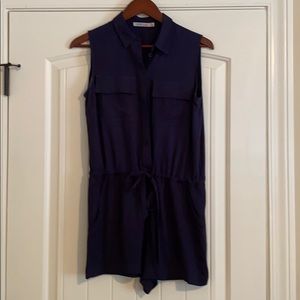 Romper with pockets pocket